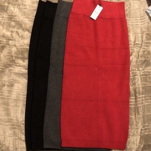 Express pencil stretch skirt